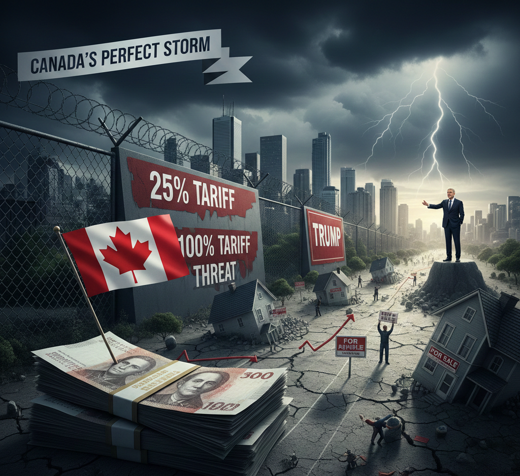캐나다 경제가 심상치 않다? 역대급 부동산 위기와 트럼프의 관세 폭탄